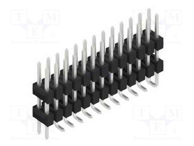 Connector: pin strips; pin header; male; PIN: 26; 2.54mm; SMT; 2x13