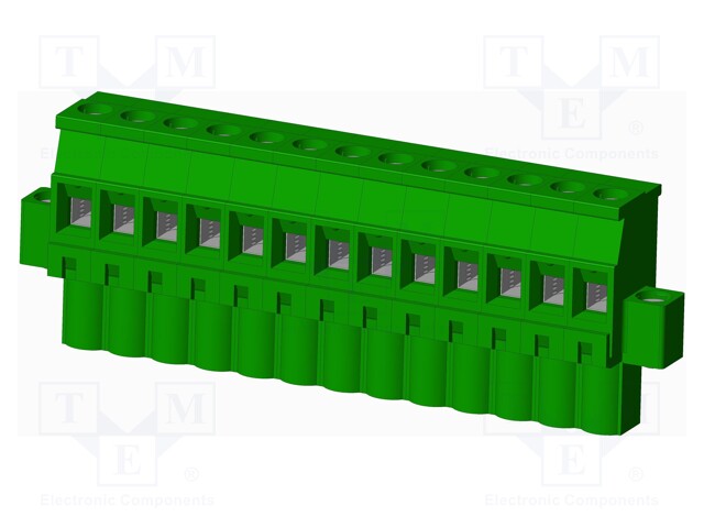 Connector: pluggable terminal block; plug; female; angled 90°
