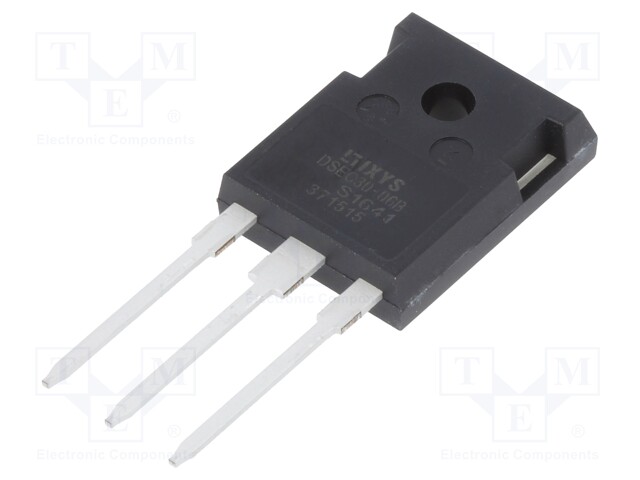 Diode: rectifying; THT; 600V; 2x15A; Package: tube; TO247-3; 35ns