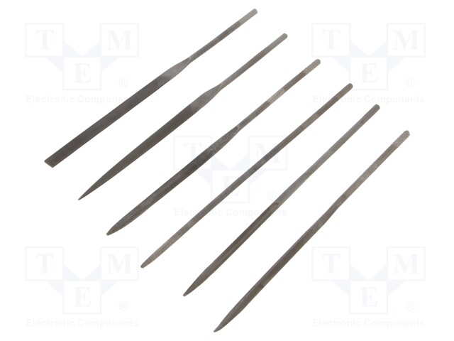 Kit: files; needle; Number of files: 6; case