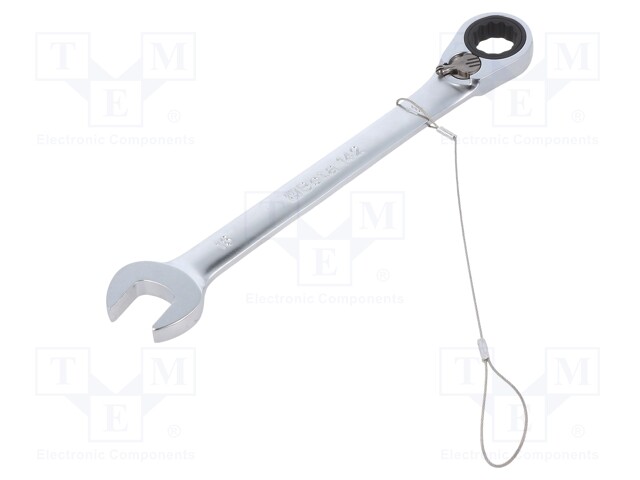 Wrench; combination spanner; to work at altitude,with ratchet