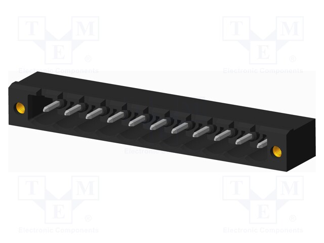 Connector: pluggable terminal block; socket; male; on PCBs