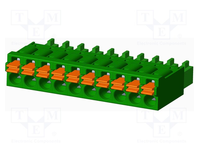 Connector: pluggable terminal block; plug; female; straight; 5.5A