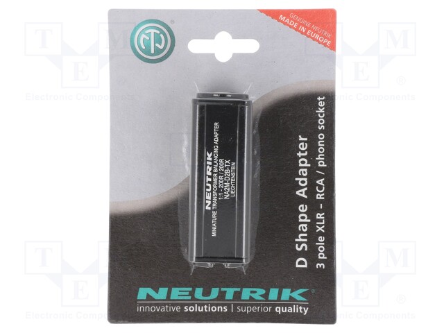 ADAPTER XLRM  PHONO F/R 1: 1