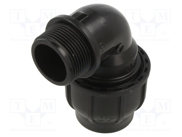Splice terminal: clamping; Thread: G 1 1/4" external; 40mm; Plast