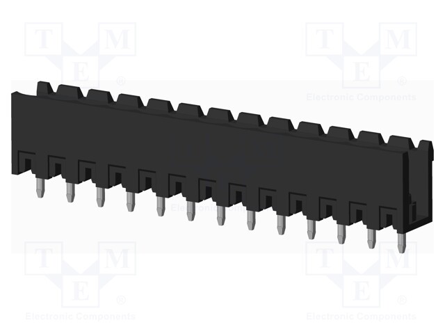 Connector: pluggable terminal block; socket; male; on PCBs