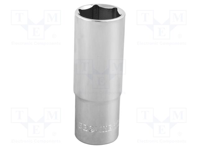 Socket; 6-angles,socket spanner; HEX 13mm; 1/2"; long