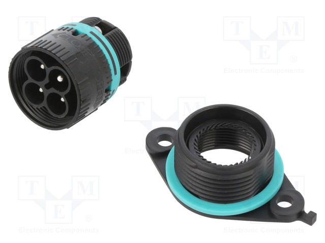 Connector: AC supply; screw terminal; male; TH387; 0.5÷4mm2; 450V