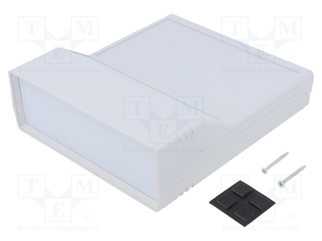 Enclosure: desktop; CAB PULPIT; X: 154mm; Y: 173mm; Z: 54mm; ABS