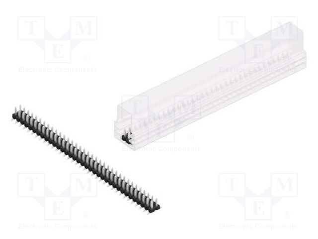 Connector: pin strips; pin header; male; PIN: 70; 2.54mm; SMT; 2x35