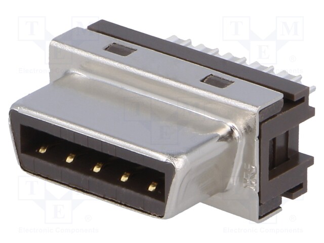 Connector: PCB-cable/PCB; PIN: 15; plug; female; soldering