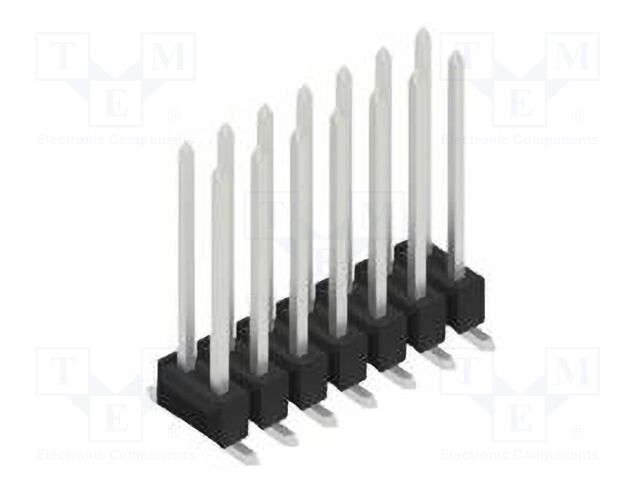 Connector: pin strips; pin header; male; PIN: 14; 2.54mm; SMT; 2x7