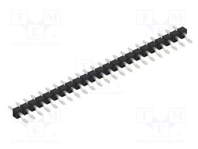 Connector: pin strips; pin header; male; PIN: 23; 2.54mm; SMT; 1x23