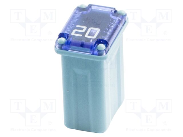 Fuse: fuse; 20A; 32VDC; automotive; 10.7mm; 10.7x7.7x15mm