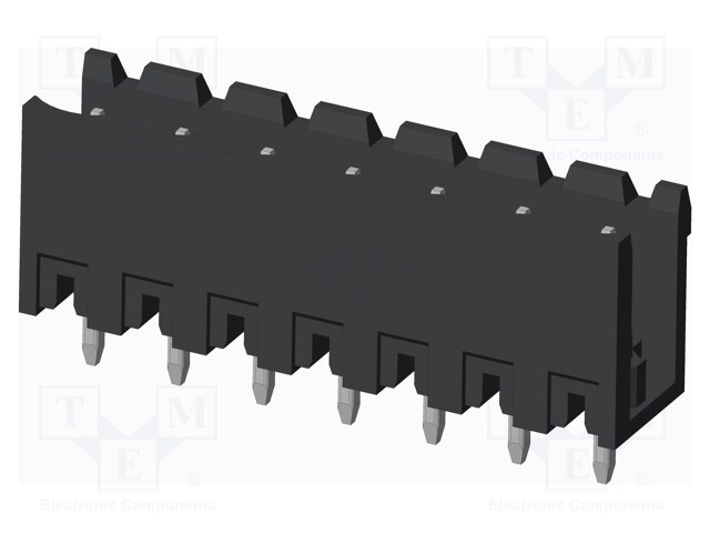 Connector: pluggable terminal block; socket; male; on PCBs