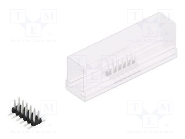 Connector: pin strips; pin header; male; PIN: 12; 2mm; SMT; 2x6; 100V