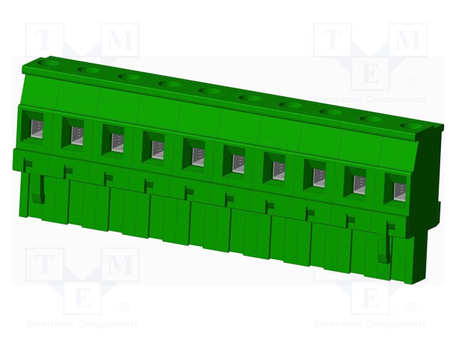 Connector: pluggable terminal block; plug; female; angled 90°