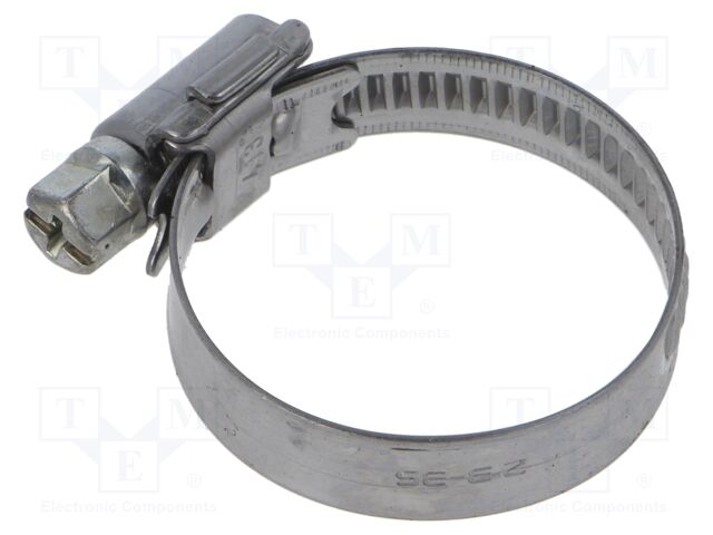 Worm gear clamp; W: 9mm; Clamping: 23÷35mm; steel; WD9; W2