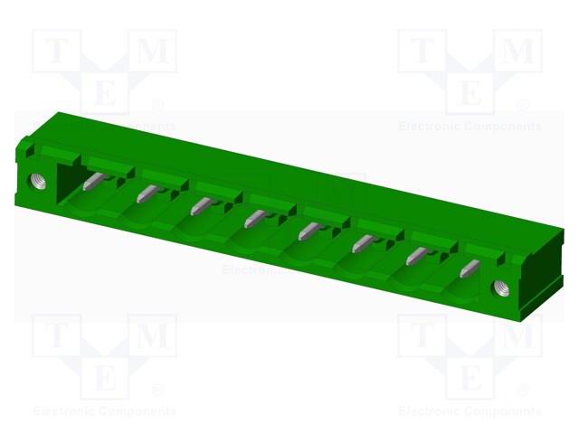 Connector: pluggable terminal block; socket; male; angled 90°