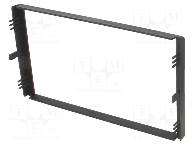 Radio mounting frame; Kia; 2 DIN; black