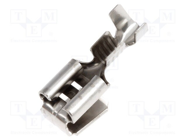 Terminal: flat; 6.3mm; 0.8mm; female/male; 1÷2.5mm2; crimped; brass