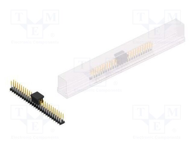 Connector: pin strips; pin header; male; PIN: 52; 2mm; SMT; 2x26
