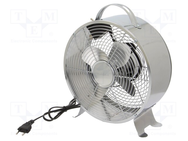 Fan: AC; Len: 1.5m; Additional functions: 2 speed settings; 20W