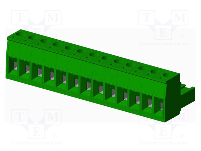 Connector: pluggable terminal block; plug; female; straight; 12A