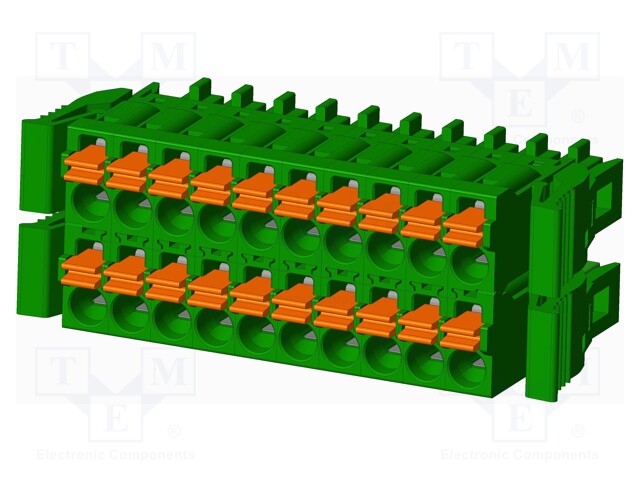 Connector: pluggable terminal block; plug; female; straight; 5.5A