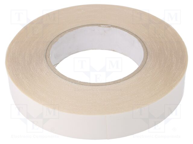 Tape: fixing; W: 25mm; L: 50m; Thk: 0.17mm; -20÷70°C