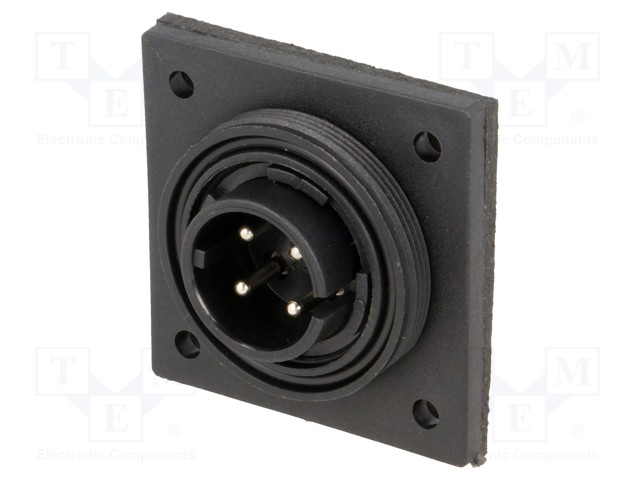 Connector: circular; socket; male; PIN: 4; Buccaneer Standard; IP68