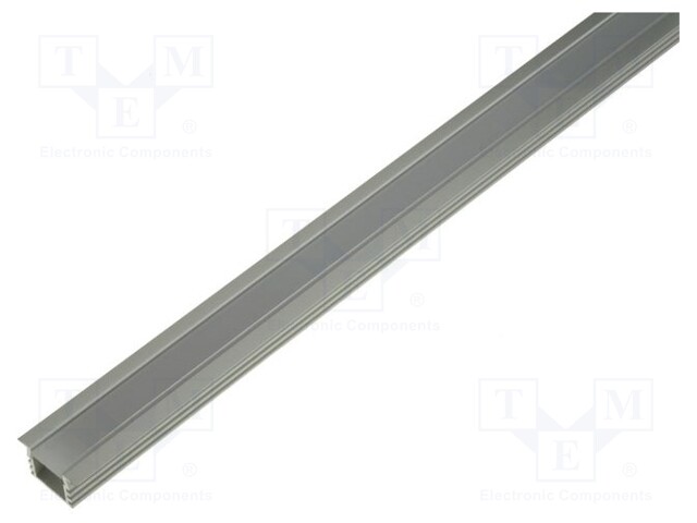 Profiles for LED modules; mat; recessed; L: 2m; aluminium