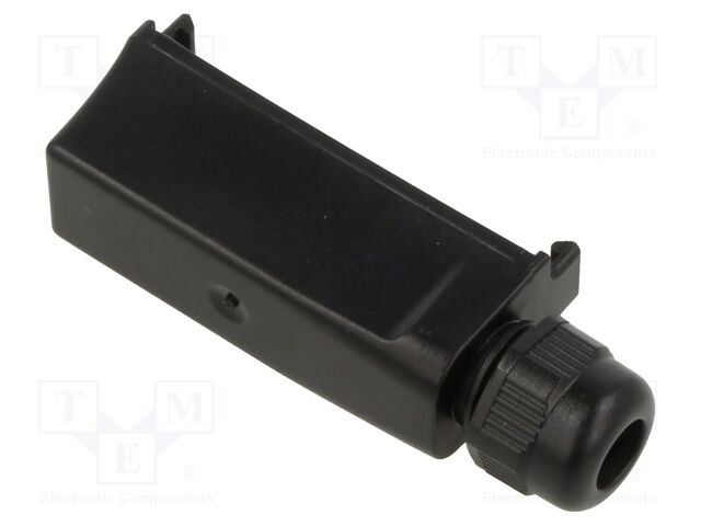 Protection terminal cover with gasket; IP65; 65.4x17.4x25.1mm
