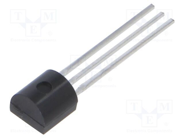 Transistor: PNP; bipolar; 120V; 0.05A; 0.5W; TO92