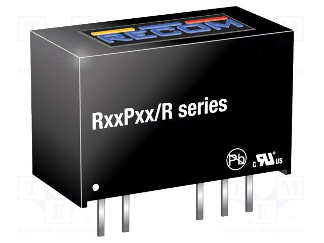 Converter: DC/DC; 1W; Uin: 10.8÷13.2V; Uout: 12VDC; Uout2: -12VDC