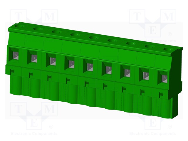 Connector: pluggable terminal block; plug; female; angled 90°