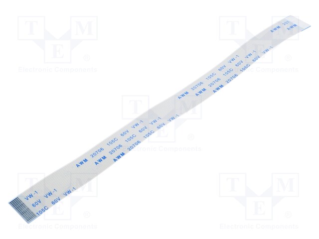 FFC cable; Cores: 20; Cable ph: 0.5mm; contacts on the same side