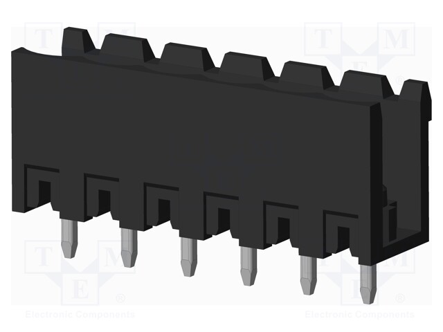 Connector: pluggable terminal block; socket; male; on PCBs