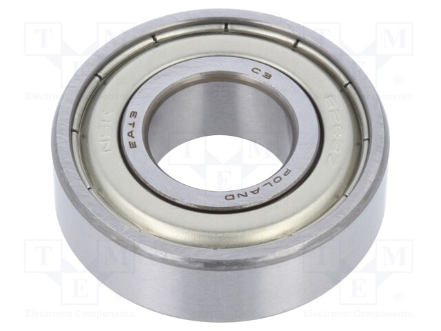 Bearing: ball; Øint: 17mm; Øout: 40mm; W: 12mm; bearing steel