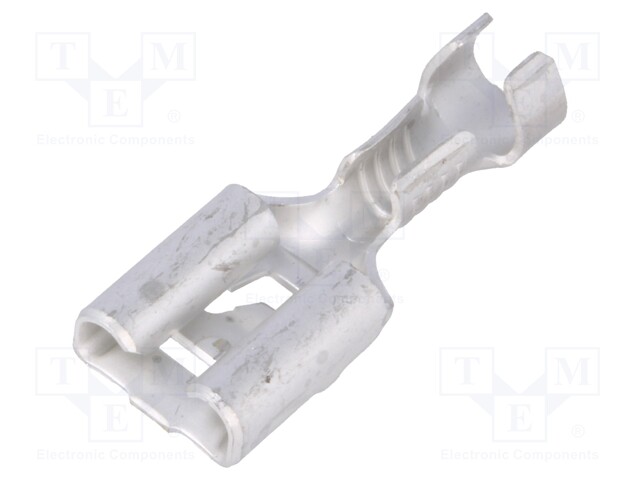 Terminal: flat; 6.3mm; 0.8mm; female; 0.8÷2mm2; crimped; for cable