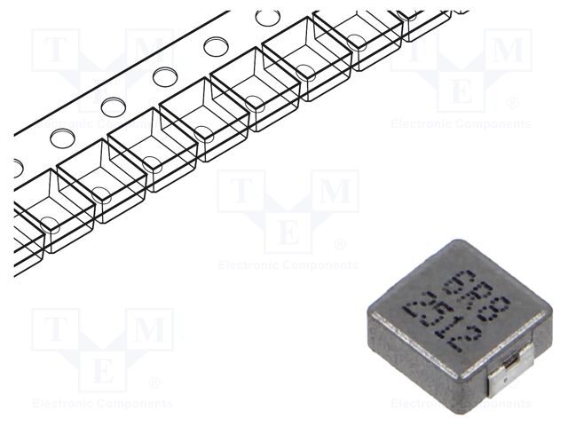 Inductor: wire; SMD; 6.8uH; ±20%; 7.1x6.6x2.8mm