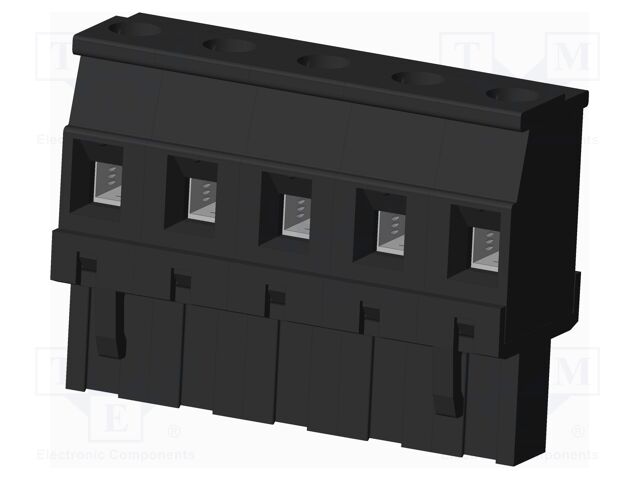 Connector: pluggable terminal block; plug; female; angled 90°