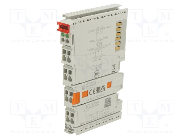 Industrial module: digital output; IP20; OUT: 2
