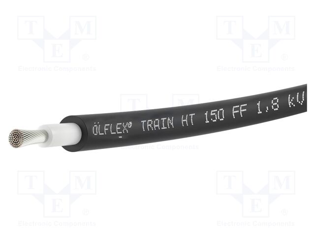 Wire; ÖLFLEX® TRAIN HT 150 FF 1,8kV; stranded; Cu; 240mm2; black
