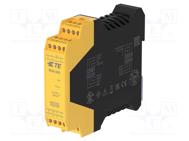 Module: safety relay; 24VDC; OUT: 3; for DIN rail mounting; SLC4