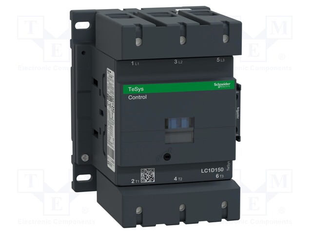 Contactor: 3-pole; NO x3; Auxiliary contacts: NO + NC; 220VAC