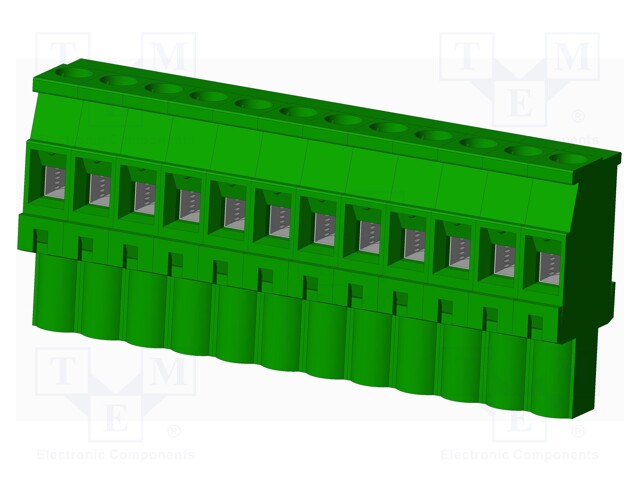Connector: pluggable terminal block; plug; female; angled 90°
