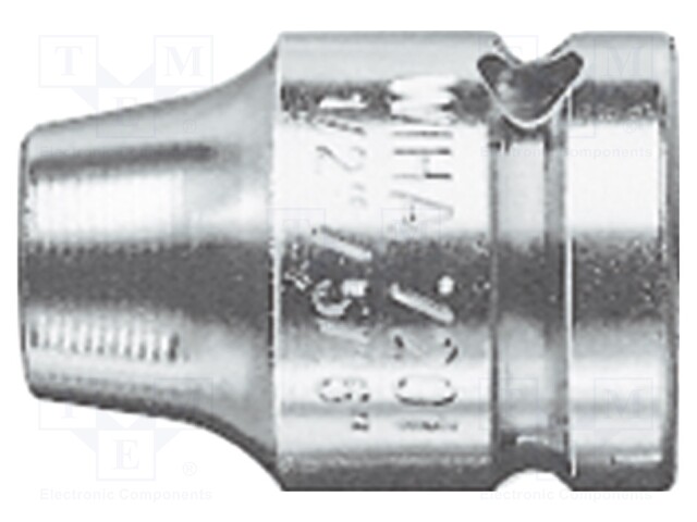Holders for screwdriver bits; Socket: 1/2"; Overall len: 35mm