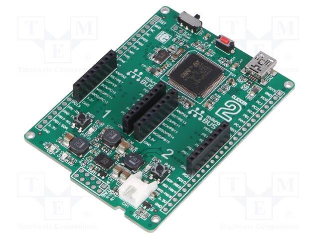 Dev.kit: Microchip PIC; Family: PIC24; Add-on connectors: 2