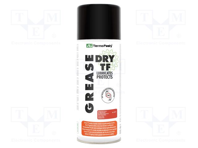 Grease; spray; Ingredients: PTFE; can; 400ml; -50÷260°C